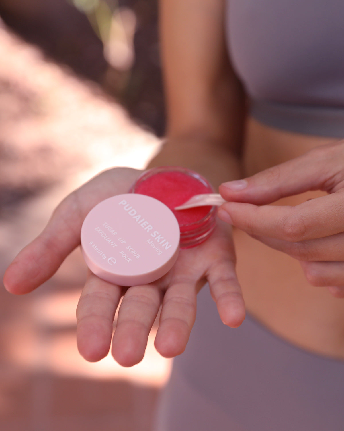 Pudaier Lip Scrub Color # 01 - Peach