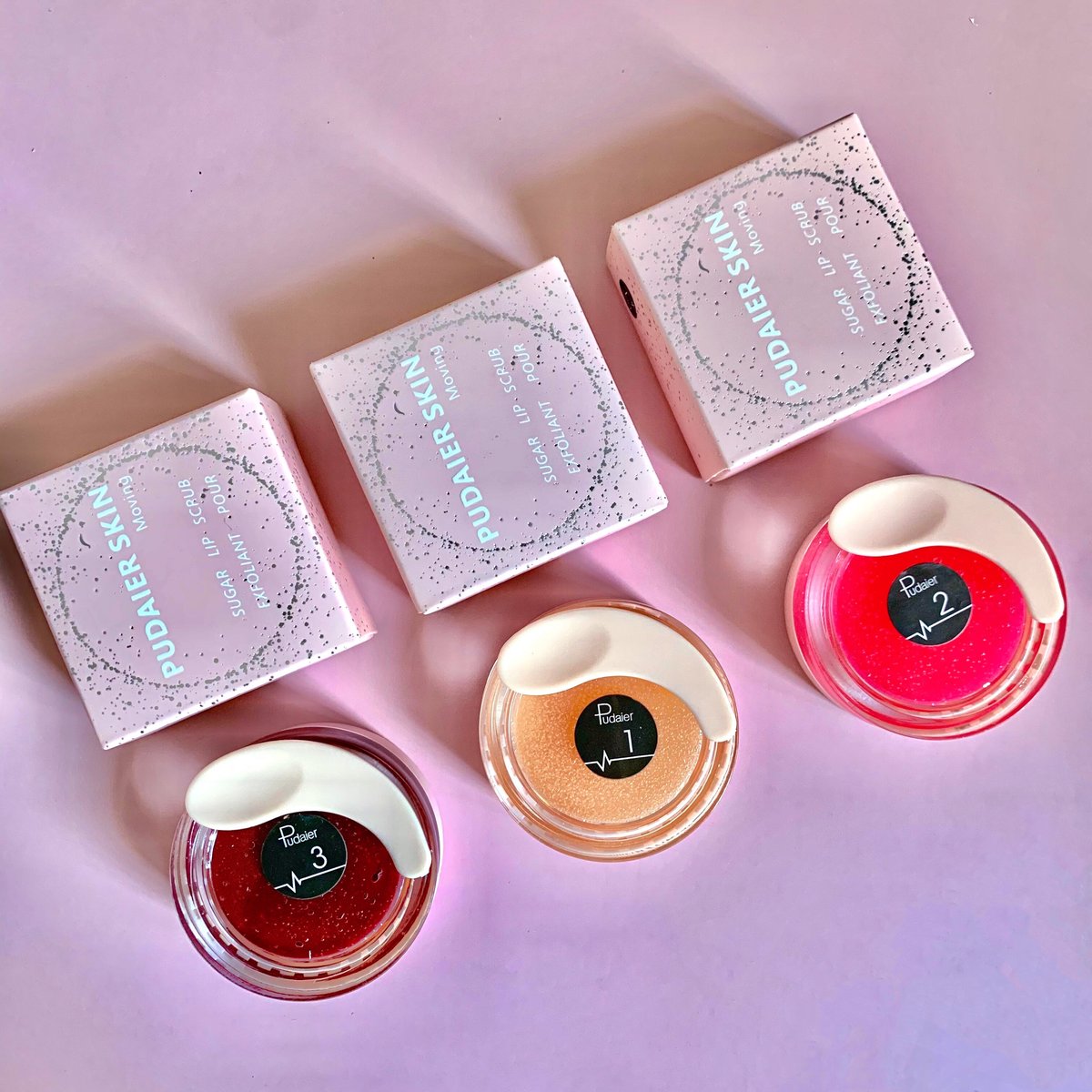 Pudaier Lip Scrub Color # 01 - Peach