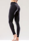 Puissante High-Waisted Full-Length Black Leggings - Savoy Active