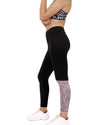 Jordena Leopard Workout Leggings - Black
