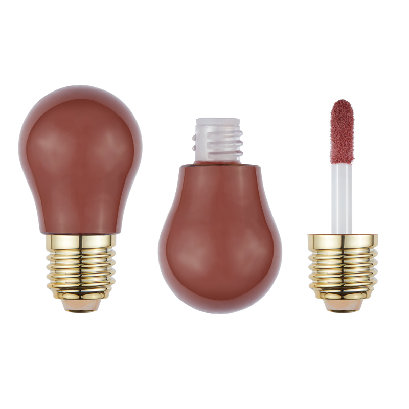 PUDAIER® LIGHTBULB LIP GLOSS - Color MEDIUM BROWN