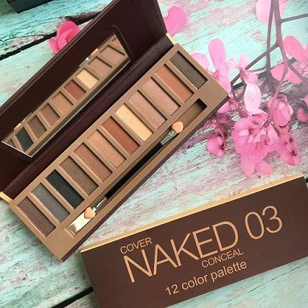 Naked Cover & Conceal Eyeshadow 12 Color Palette - Color 03