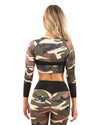 Virginia Camouflage Sports Top - Brown/Green - Savoy Active