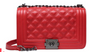 Riverside Women's Faux Leather Bag - Red