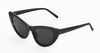 Winona Classic Cat Eye Sunglasses - Black