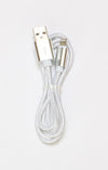 iPhone Braided Cable Charger - Silver