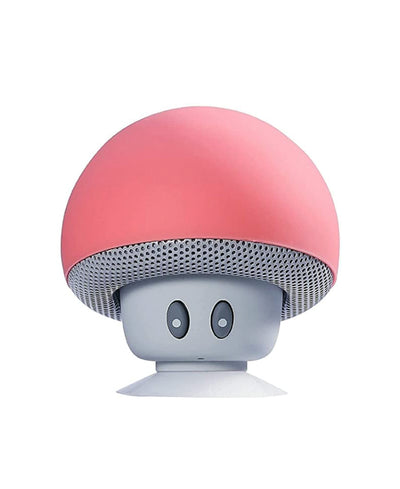 Mini Mushroom Wireless Bluetooth Speaker - Pink