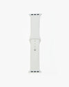 Silicone Apple Watch Band - White