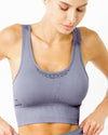 Mesh Seamless Set - Grey Purple - Savoy Active