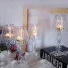 Clear Glass Table Lamp Candle Holder - Clear