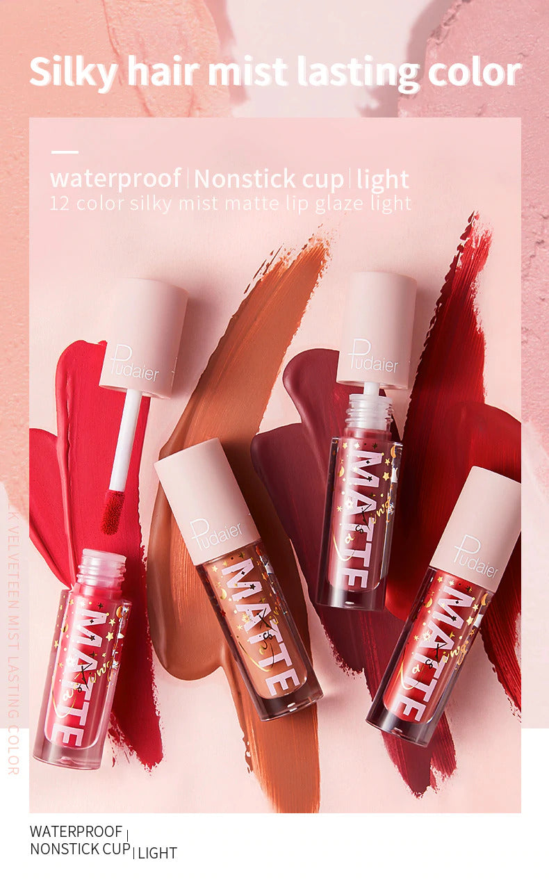 PUDAIER® Air Matte Lip Color - Color #01 Smoke Rose