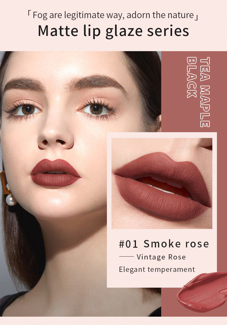 PUDAIER® Air Matte Lip Color - Color #01 Smoke Rose