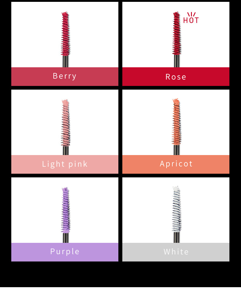 PUDAIER® Volumizing & Lengthening Colored Mascara - Color #01 Black