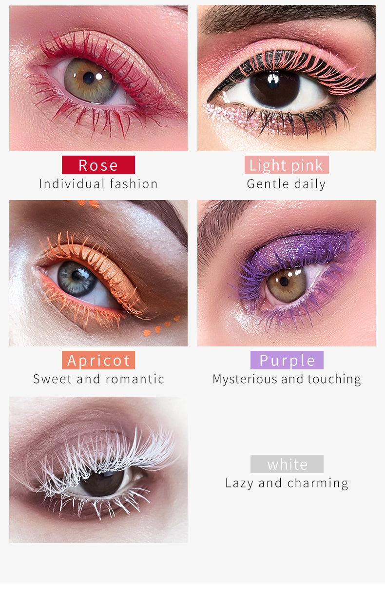 PUDAIER® Volumizing & Lengthening Colored Mascara - Color #01 Black