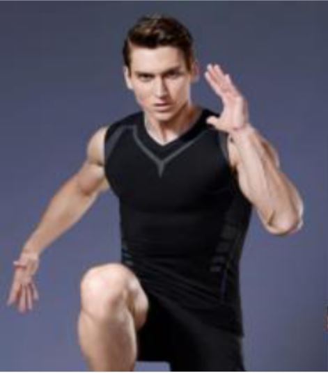 Beckman Sleeveless Workout Shirt - Black
