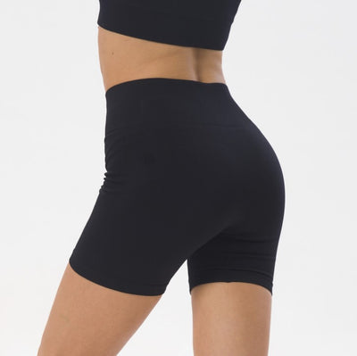 Kitson Ribbed Sports Shorts - Black